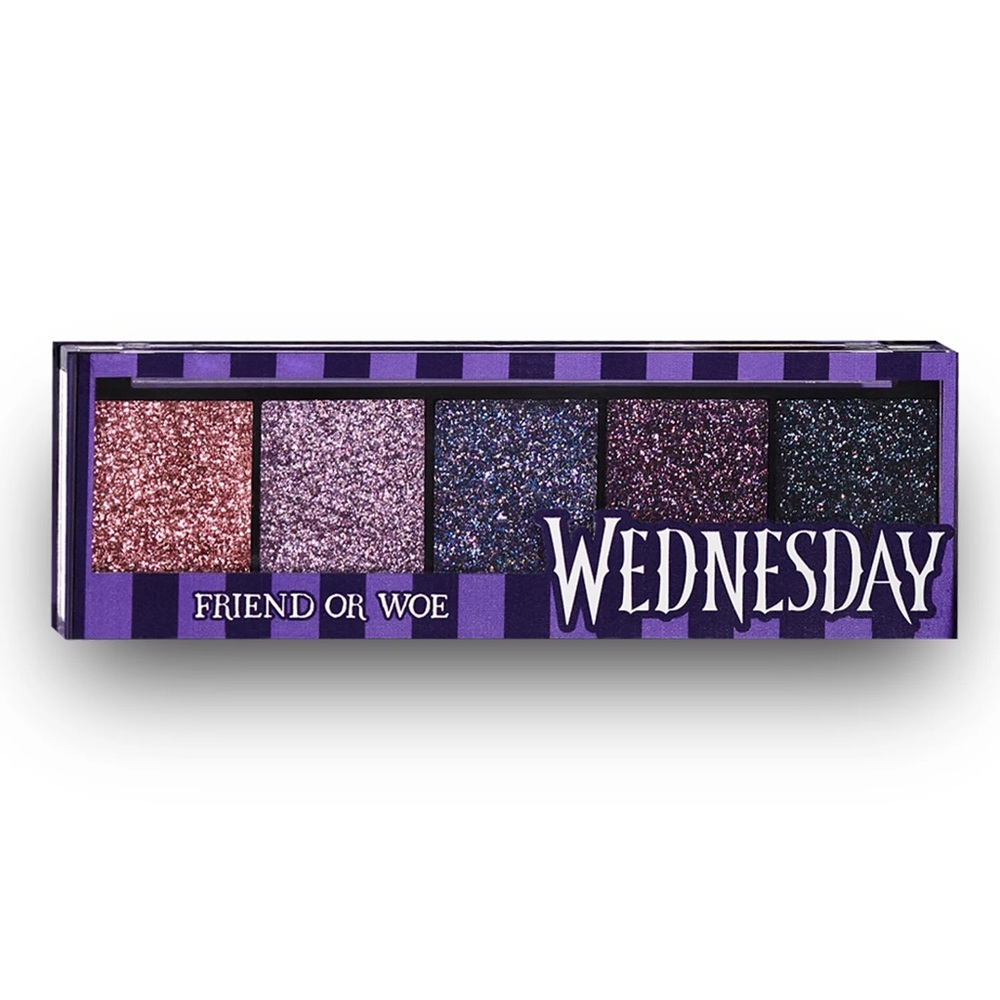 💞HP💞Hard Candy X Wednesday Addams Glitter Palette, FRIEND OR WOE